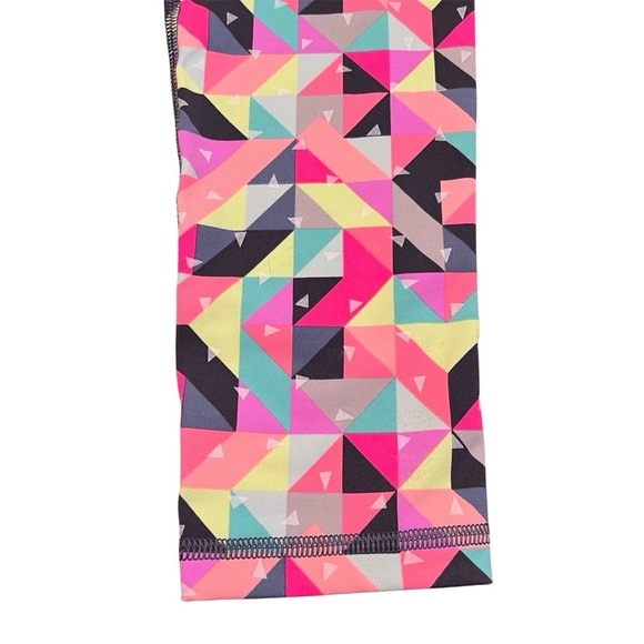 Victoria's Secret VSX Sport Knockout Leggings - Pink, Yellow, Black Size M - Picture 5 of 7